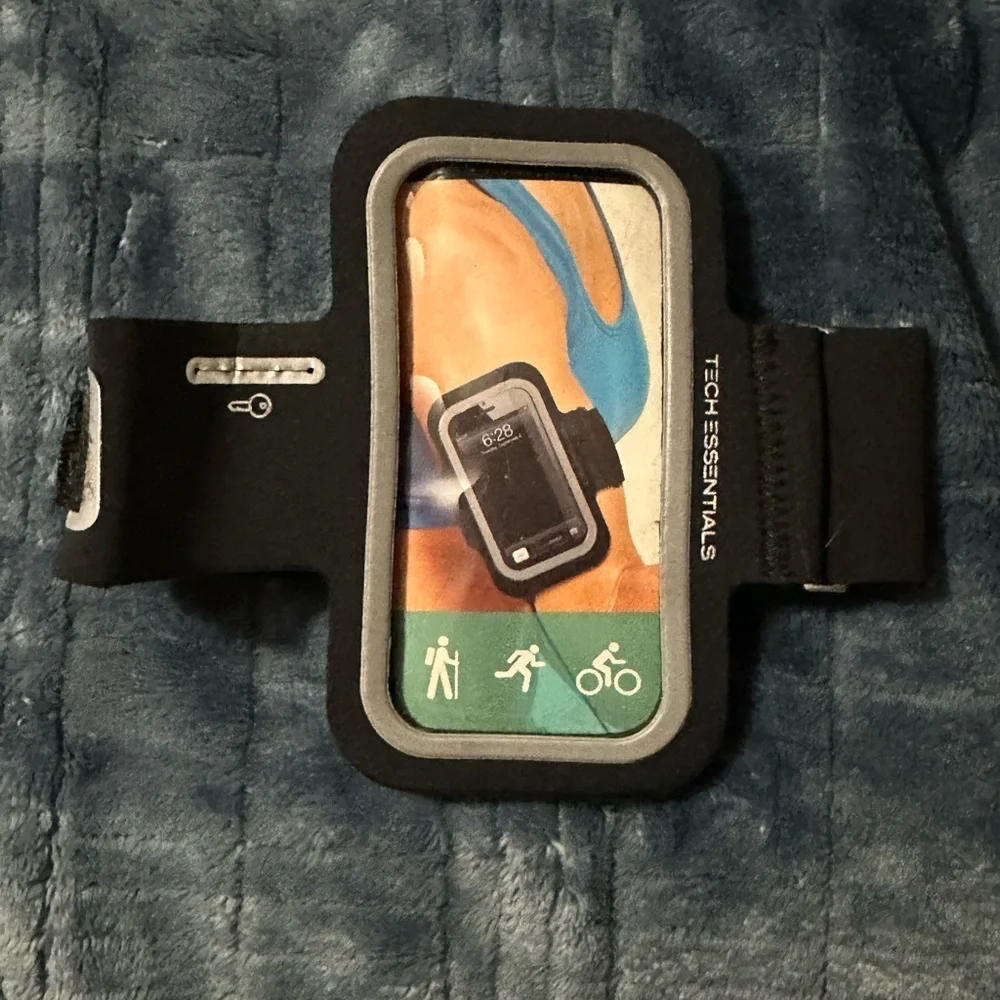 Essentials Black Armband with Clear Screen